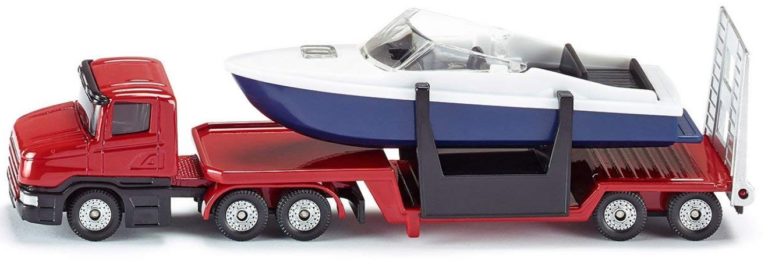 Toy Truck With Boat And Trailer